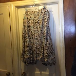 Plus size midi skirt 22W